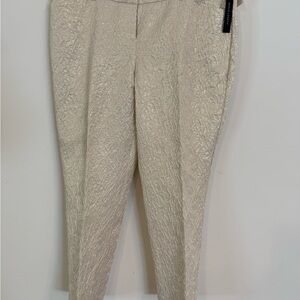 Worthington Cream Ankle Cropped Pants